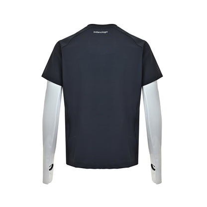Balenciaga Reflective 6B fake two-piece stitching sports long-sleeved T-shirt