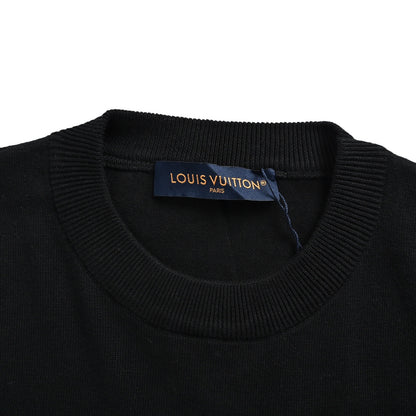 Louis Vuitton presbyopic nylon patch pocket knitted short sleeves