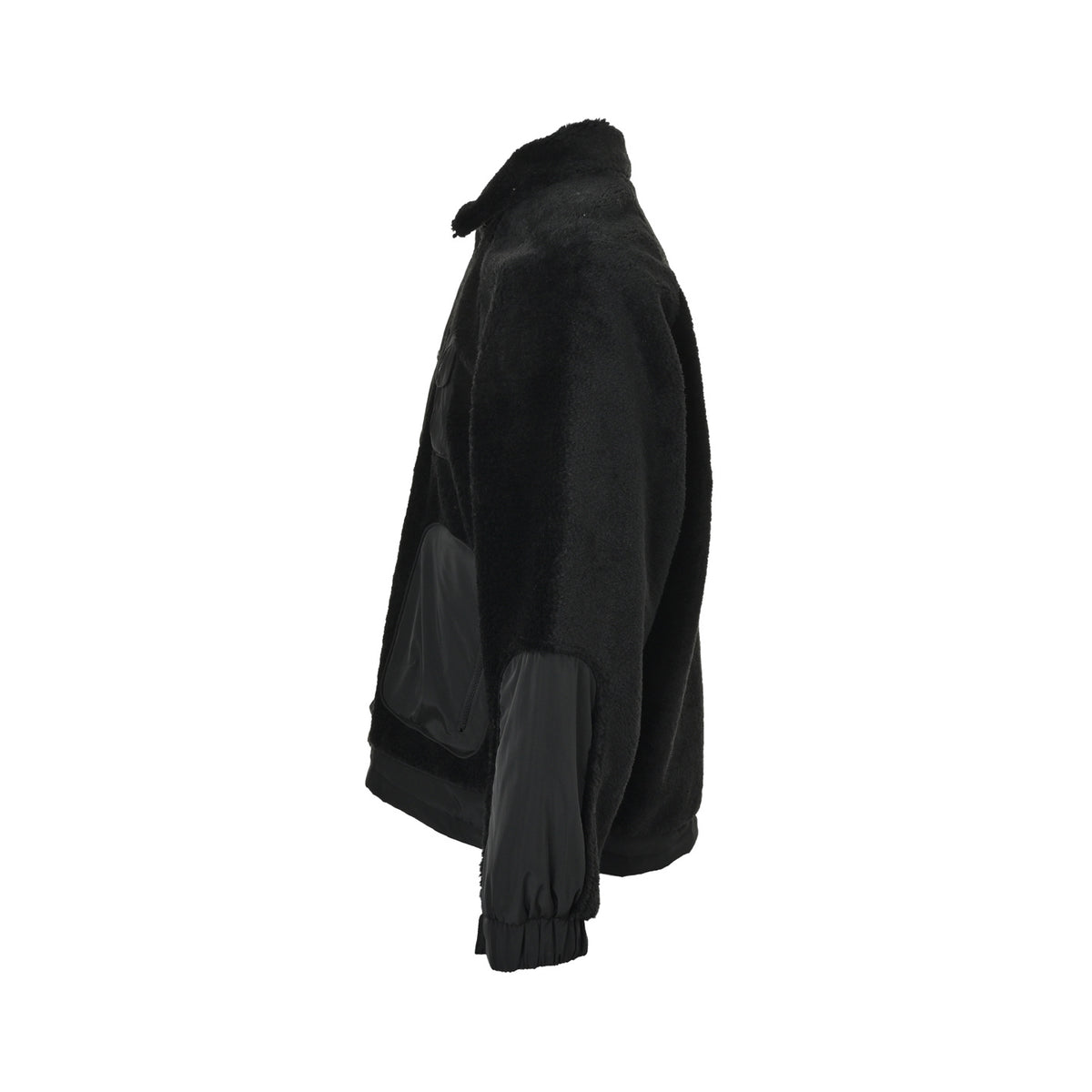 Ralph Lauren lambswool coat with pony leather label on the back