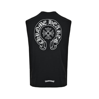 Chrome Hearts Sanskrit horseshoe print vest