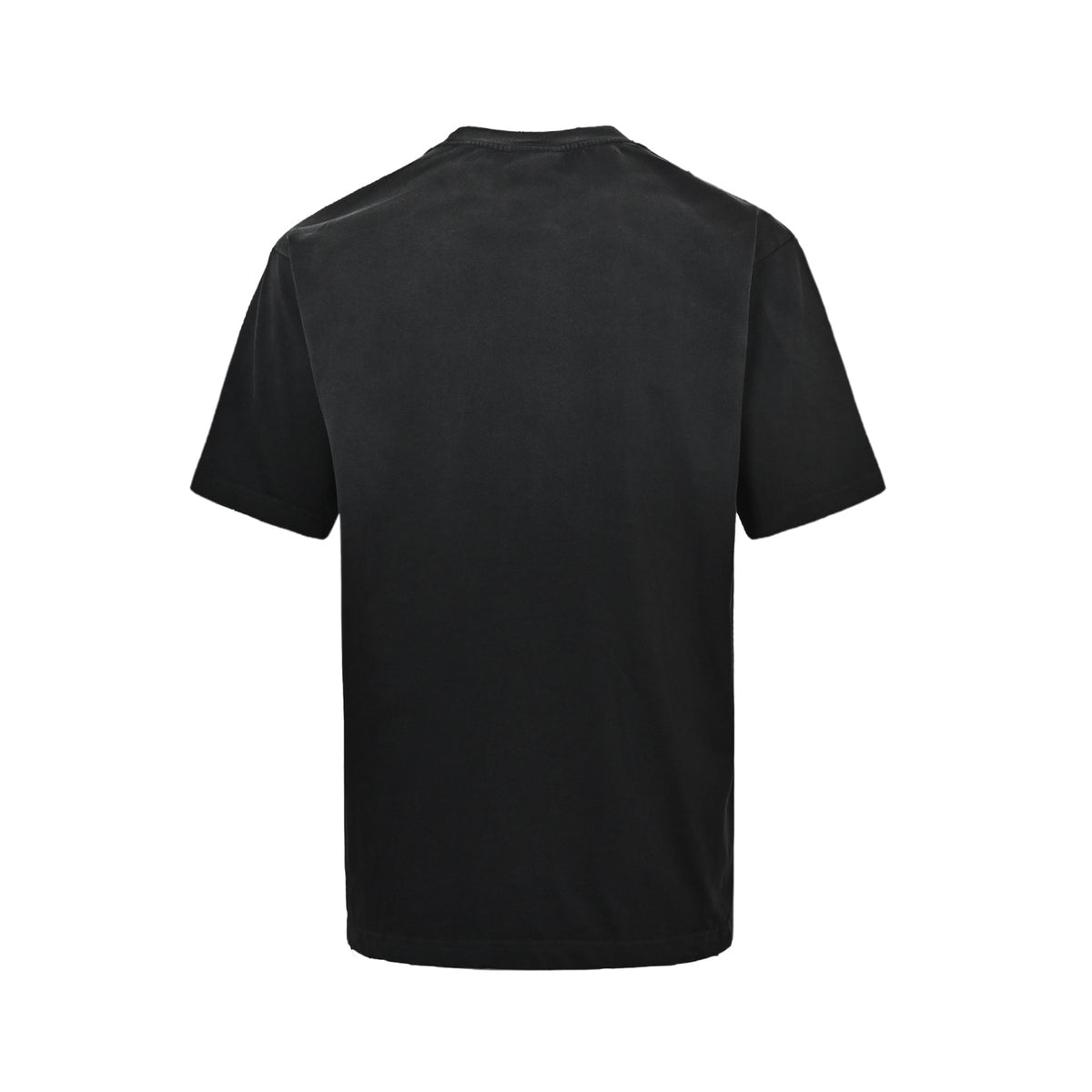 Balenciaga/Balanciaga 26ss flame double ring embroidery washed short sleeves
