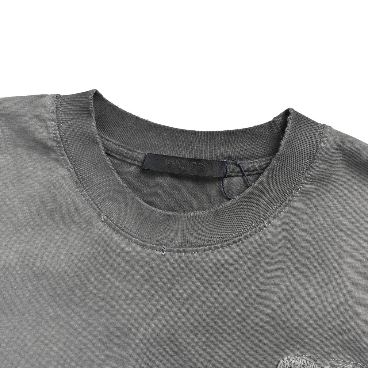 Louis Vuitton 26ss letter logo patch embroidered short sleeves