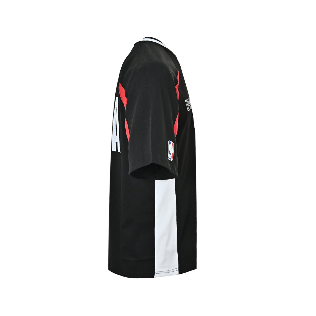 Balenciaga 26ss NBA basketball joint embroidered short-sleeve