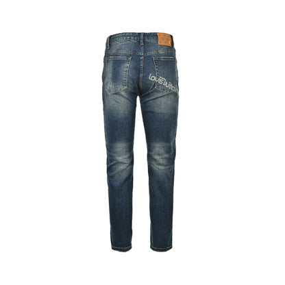 Louis Vuitton 23Fw embroidered patch jeans