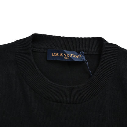 Louis Vuitton presbyopic nylon patch pocket knitted short sleeves