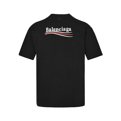 Balenciaga 22ss embroidered cola short sleeves