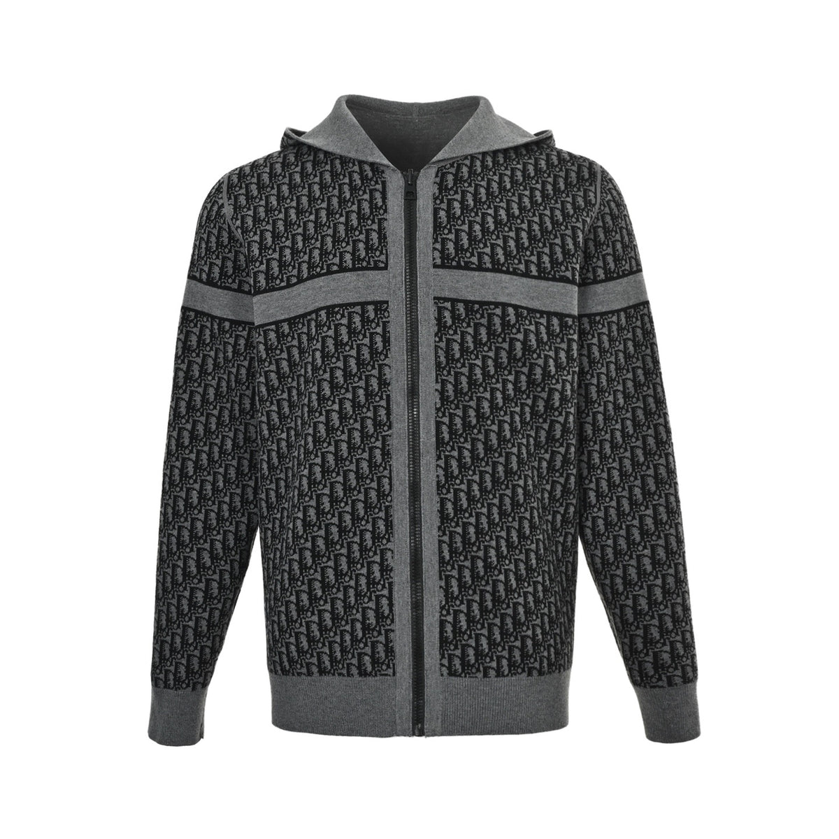 Dior presbyopia jacquard knitted cashmere reversible jacket