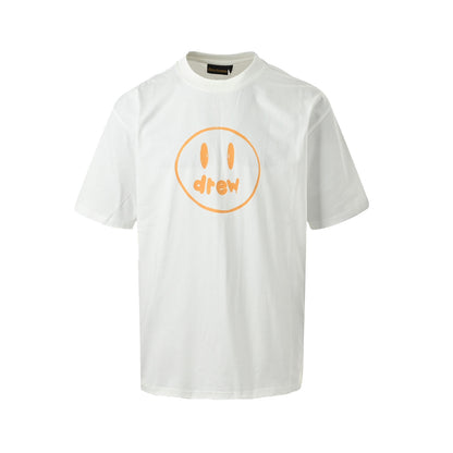 Drew House Line Smiley Print Round Neck Short Sleeve