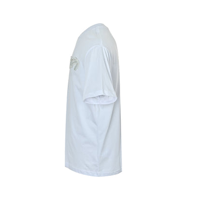 Louis Vuitton denim letter logo short sleeves