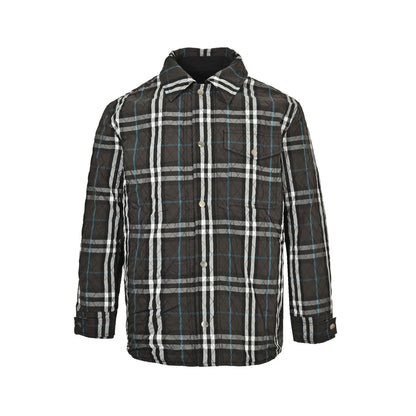 Burberry 25Fw plaid reversible quilted jacket