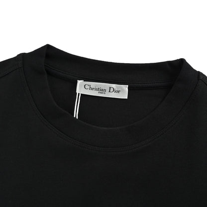 Dior 25Fw 1947 logo embroidered long-sleeved T-shirt