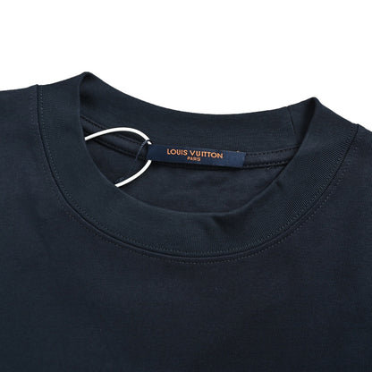 Louis Vuitton 26ss sailing ship logo embroidered short sleeves