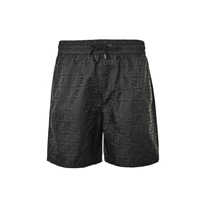 Fendi 26ss FF dark pattern jacquard shorts