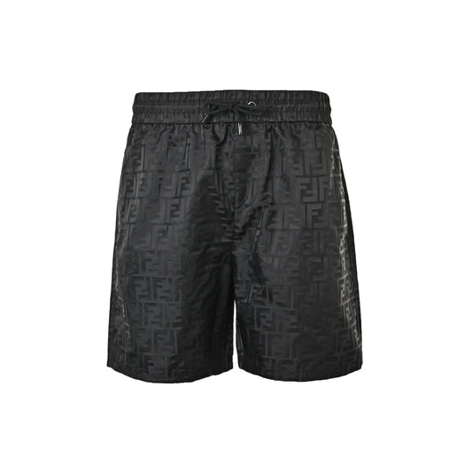 Fendi 26ss FF dark pattern jacquard shorts