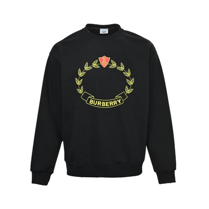 Burberry 25Fw wheat ear print round neck sweatshirt