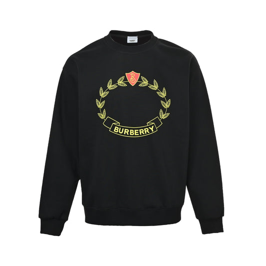 Burberry 25Fw wheat ear print round neck sweatshirt
