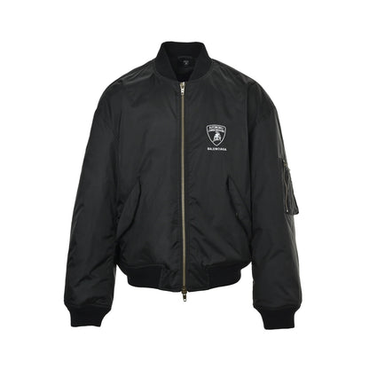 Balenciaga/Balanciaga 25Fw Lamborghini joint pilot cotton jacket