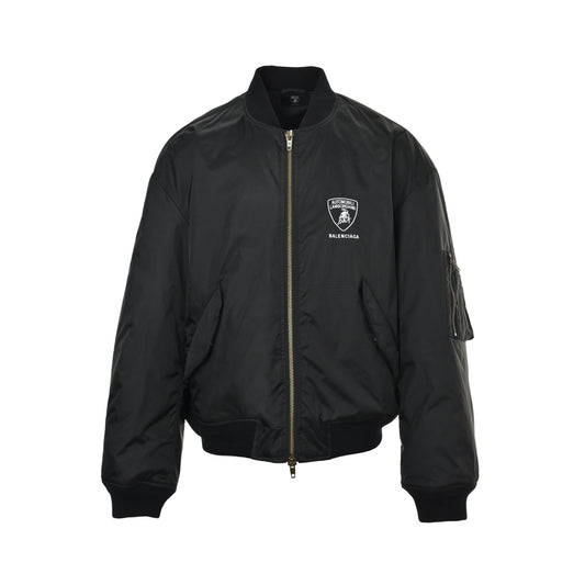Balenciaga/Balanciaga 25Fw Lamborghini joint pilot cotton jacket