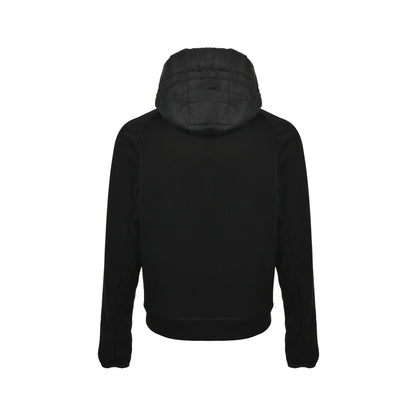 Moncler/Mask Triangle Logo Woven Splicing Hooded Down Jacket