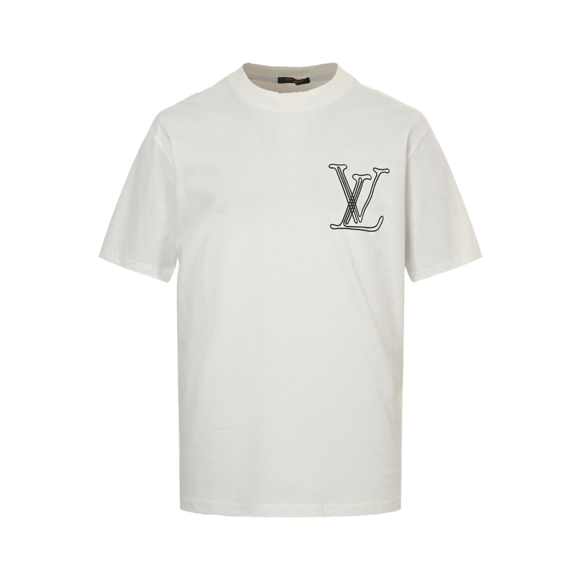Louis Vuitton 25ss line logo foam printed short sleeves