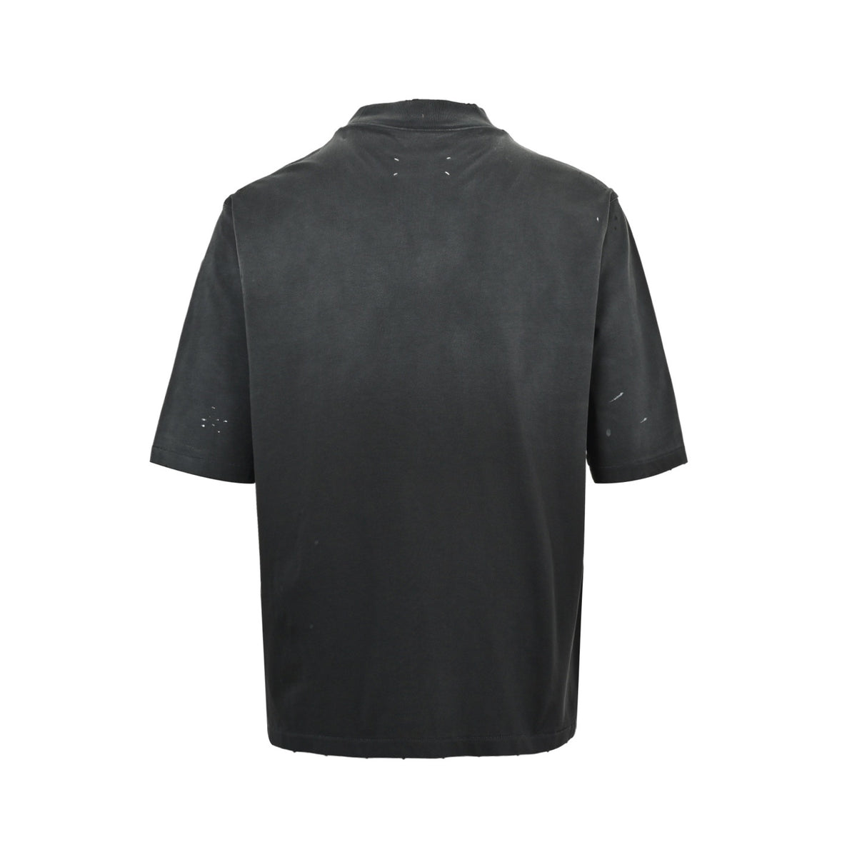 MAISON MARGIELA/Maggiela pocket graffiti distressed half turtleneck short sleeves