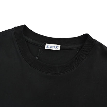 Burberry 26ss blue war horse rubber short sleeves