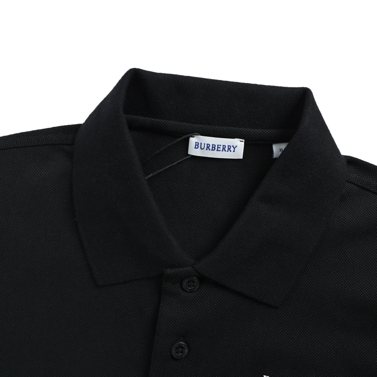Burberry 26ss plaid embroidered war horse Polo short sleeves