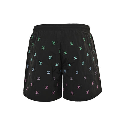 Louis Vuitton 25ss full-frame presbyopic gradient embroidered shorts