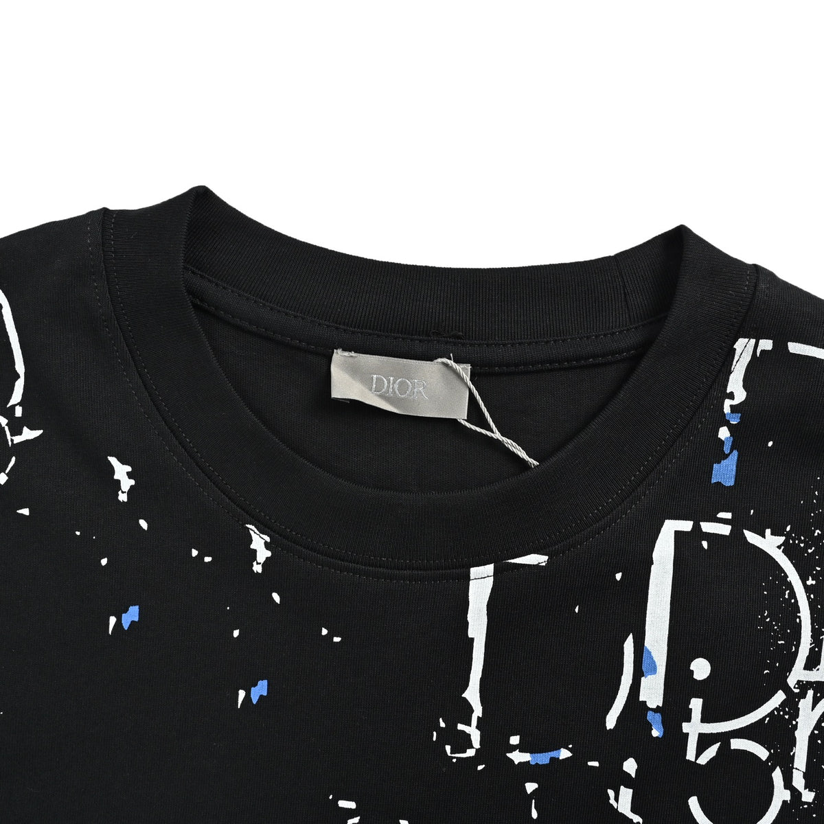 Dior inkjet gradient printed short sleeves