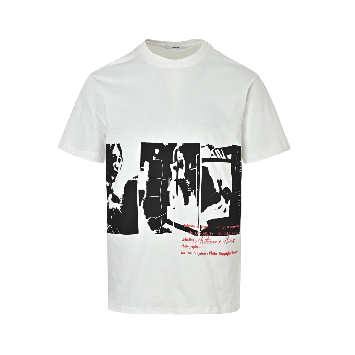 GIVENCHY 26ss portrait print short sleeves
