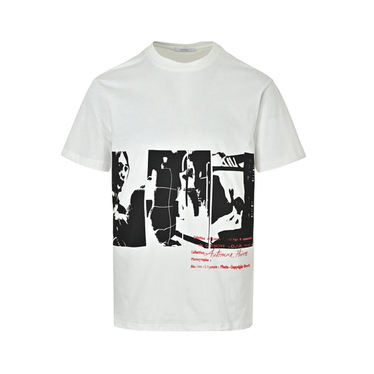GIVENCHY 26ss portrait print short sleeves