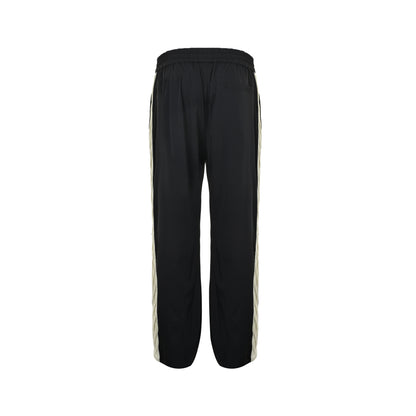 Louis Vuitton & TYLER LV monogram floral embroidered patchwork trousers