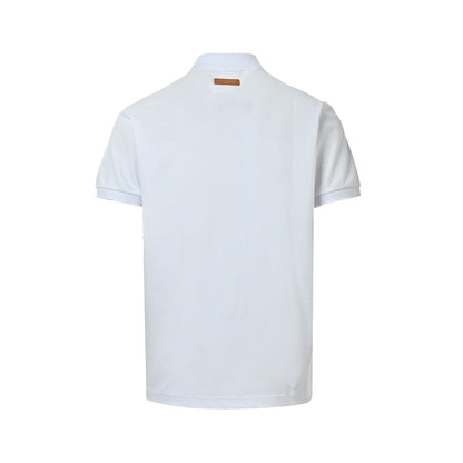 Louis Vuitton 26ss contrast striped Polo short sleeves