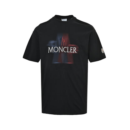 Moncler/Mask embroidered letter logo short sleeves