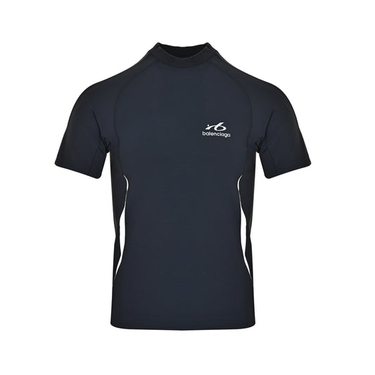 Balenciaga/Balanciaga side strips reflective ring small label quick-drying short sleeves