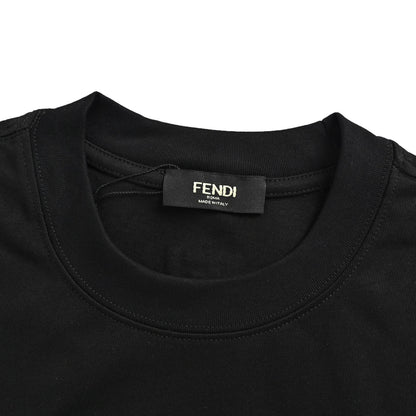 Fendi heavy double F square embroidered short sleeves