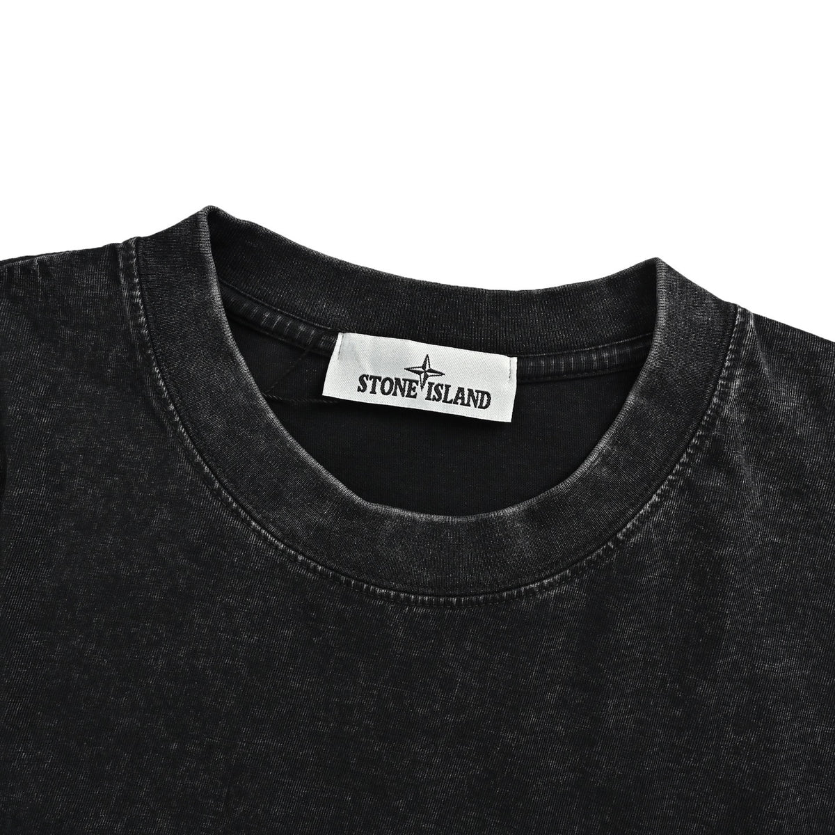 Stone Island classic armband washed short sleeves
