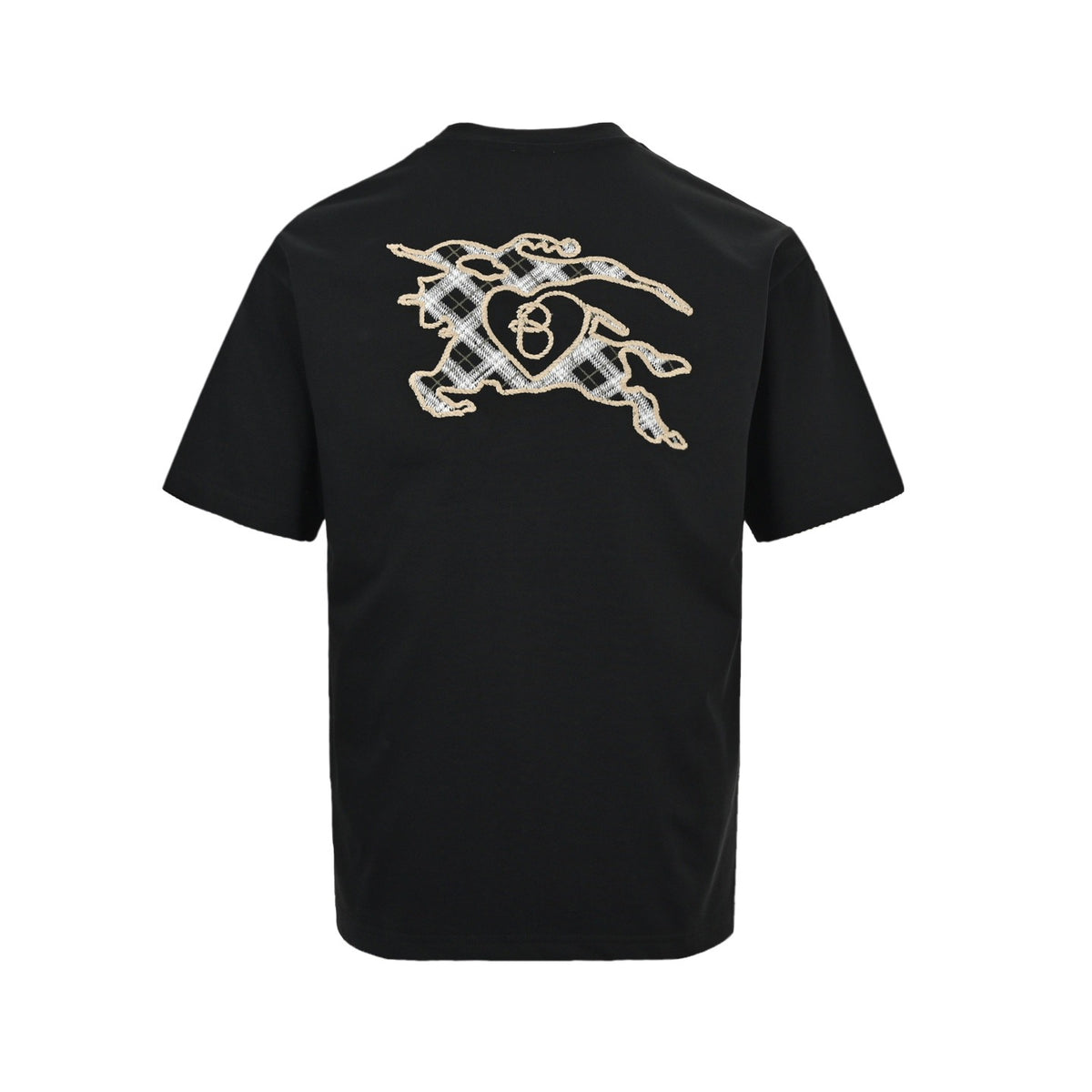 Burberry 25ss signature letters love horse embroidered short sleeves