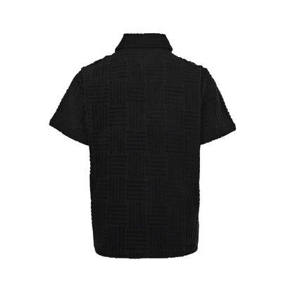 Bottega Veneta/BV 25ss terry woven short-sleeved shirt