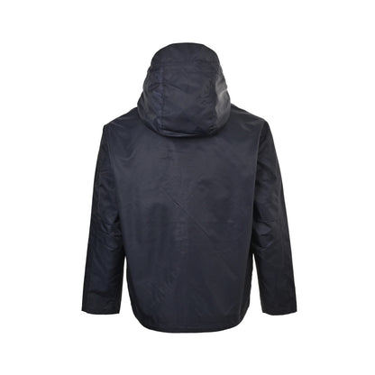 Gucci twill nylon windproof collar hooded jacket
