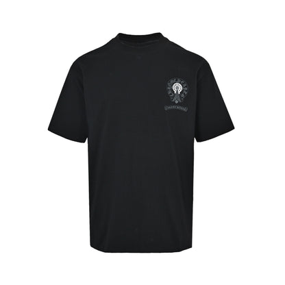 Chrome Hearts Colorful Sanskrit Letter Printed Short Sleeves