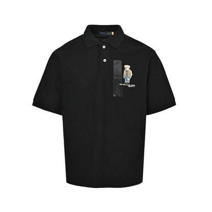 Ralph Lauren classic bear print Polo short sleeves