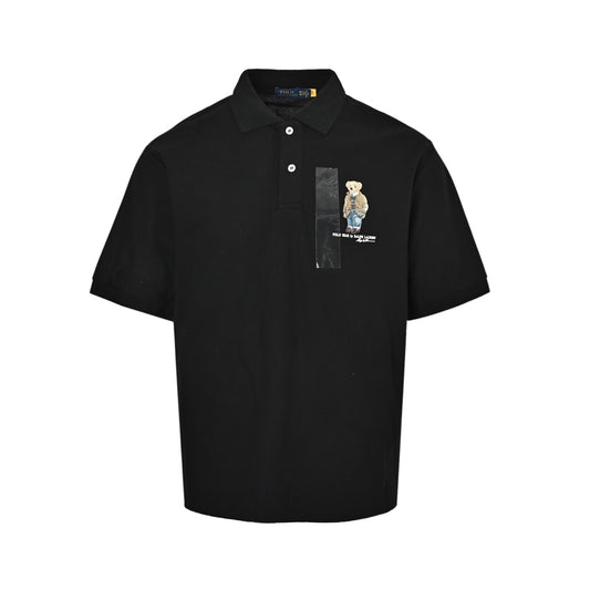 Ralph Lauren classic bear print Polo short sleeves