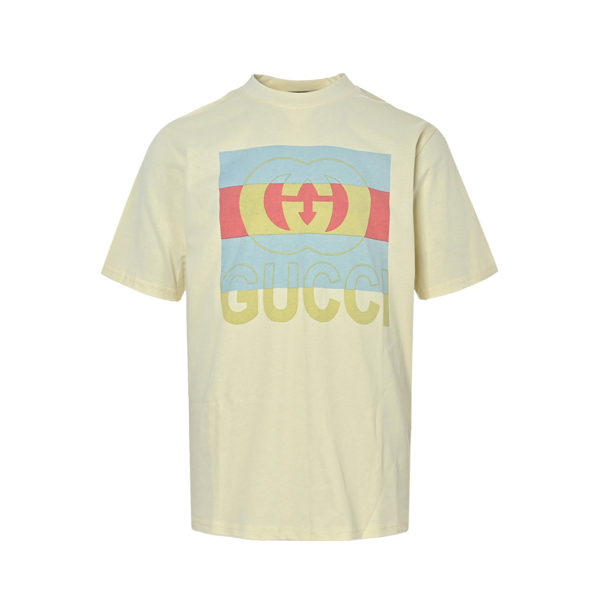 Gucci square double G printed short sleeves