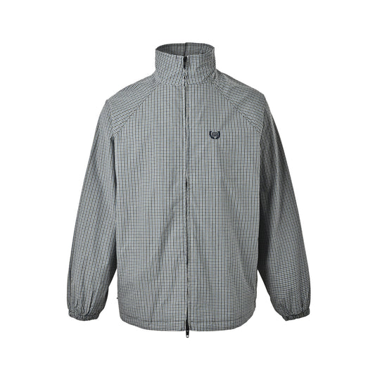 Balenciaga 26ss wheat plaid embroidered sports jacket