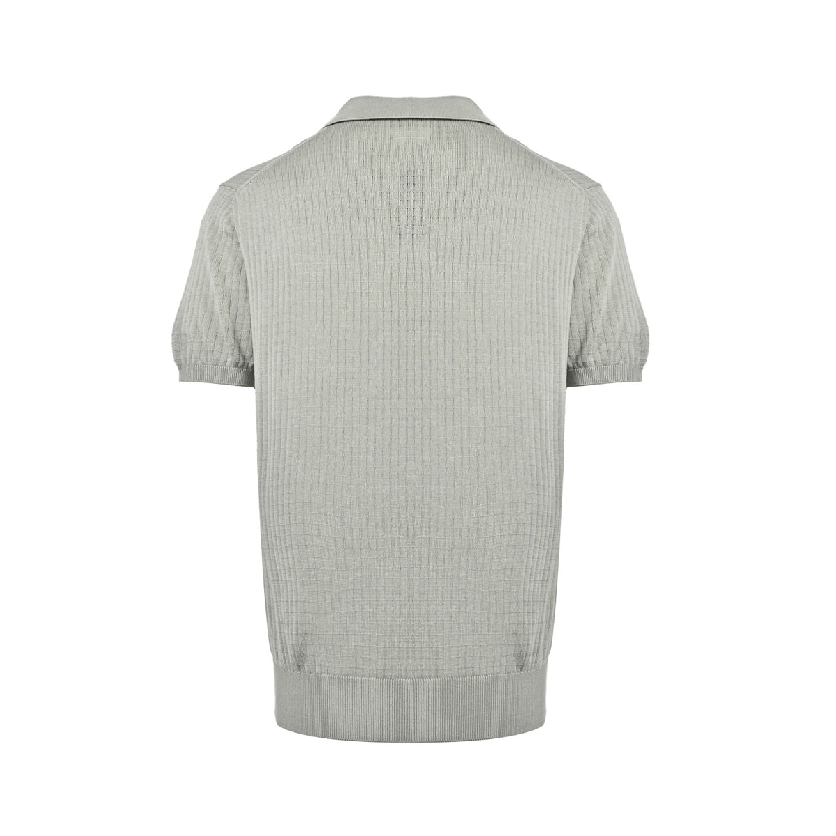 Loro Piana LP Bamboo Pattern Polo Short Sleeve