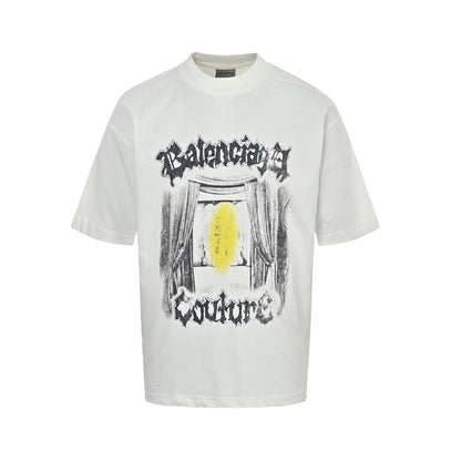 Balenciaga art print short sleeves
