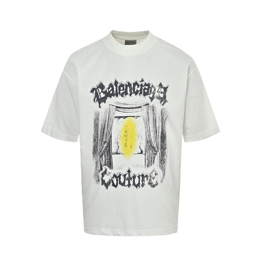 Balenciaga art print short sleeves