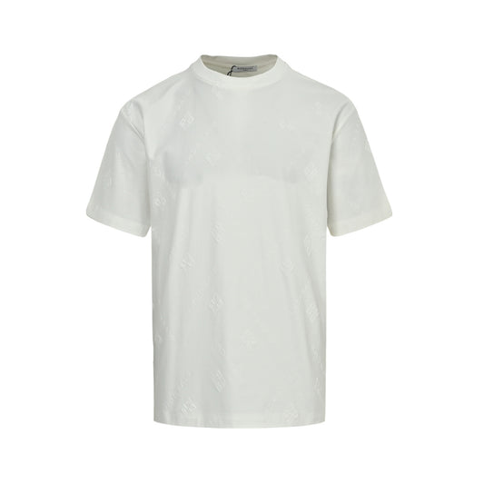 GIVENCHY 26ss all-over presbyopia jacquard short sleeves