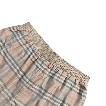 Burberry 26ss gradient plaid beach shorts